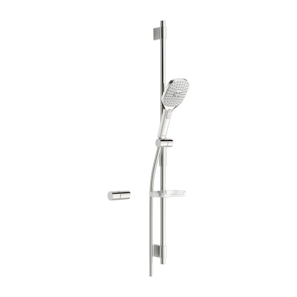 Hansa ActiveJet Wandstangengarnitur Style 8437 3-strahlig Chrom-0