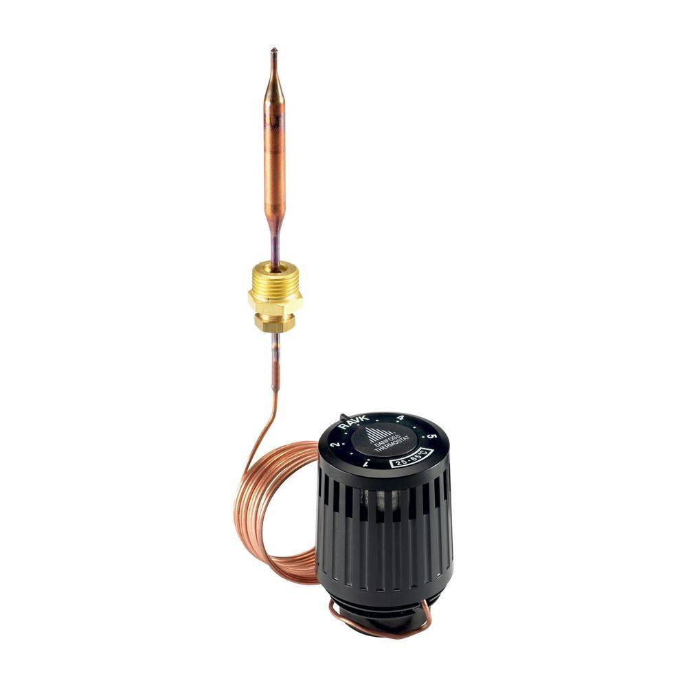 Danfoss thermostatisches Element RAVK Fernfühler, Regelbereich 25-65 Grad C, Kapillarrohrlänge 2m, 013U8063-2