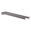 Hansgrohe AddStoris Q Handtuchhalter zweiarmig, Brushed Black Chrome
