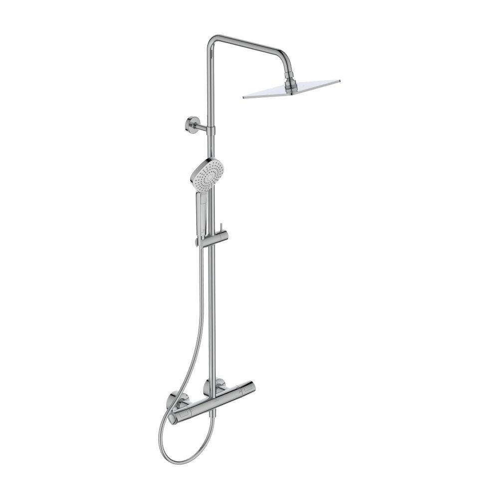 Ideal Standard Duschsys.mit Thermit Ceratherm T100, Brauseschlauch 1750mm, Chrom-0
