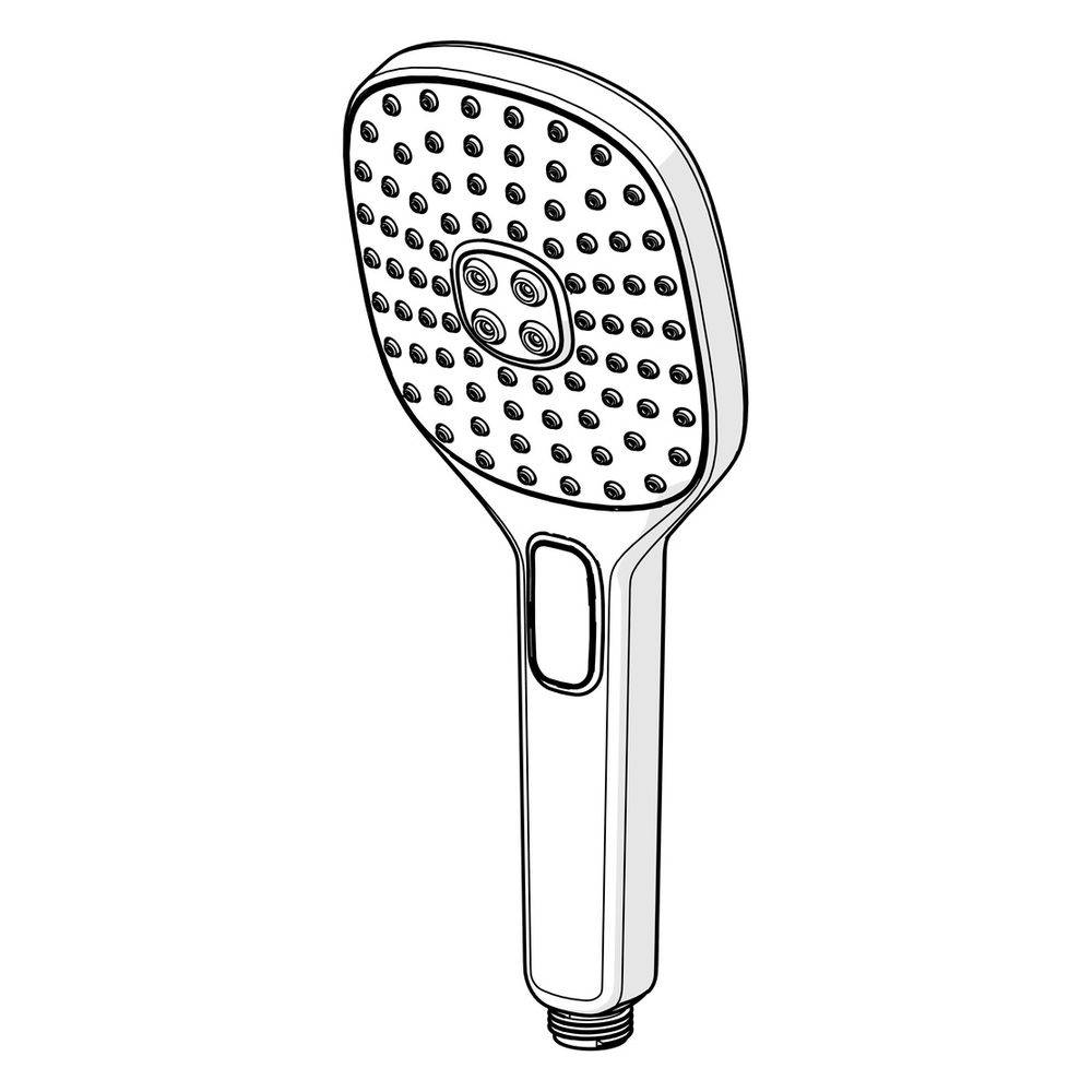 Hansa ActiveJet Style Handbrause, 3-strahlig, Chrom, 84330200-2