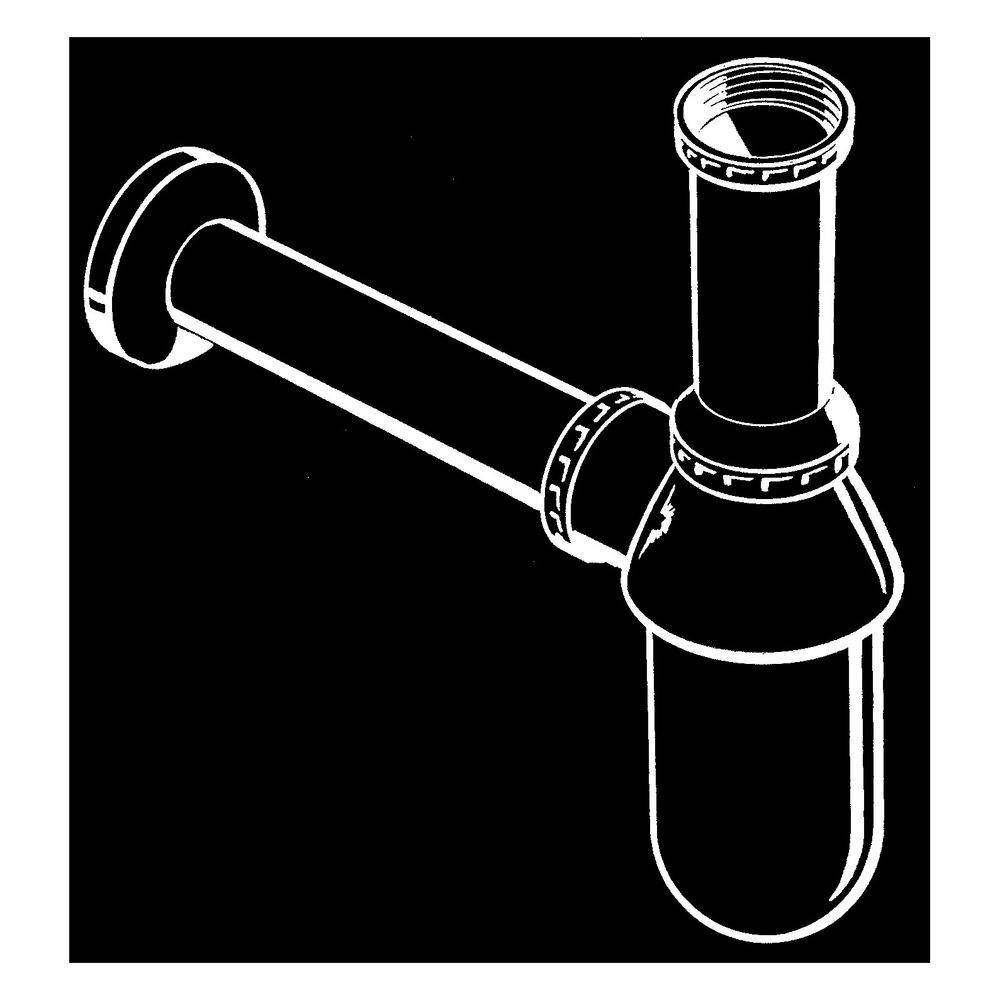 Hansgrohe Tassensiphon Standardmodell, DN 32, Chrom-2