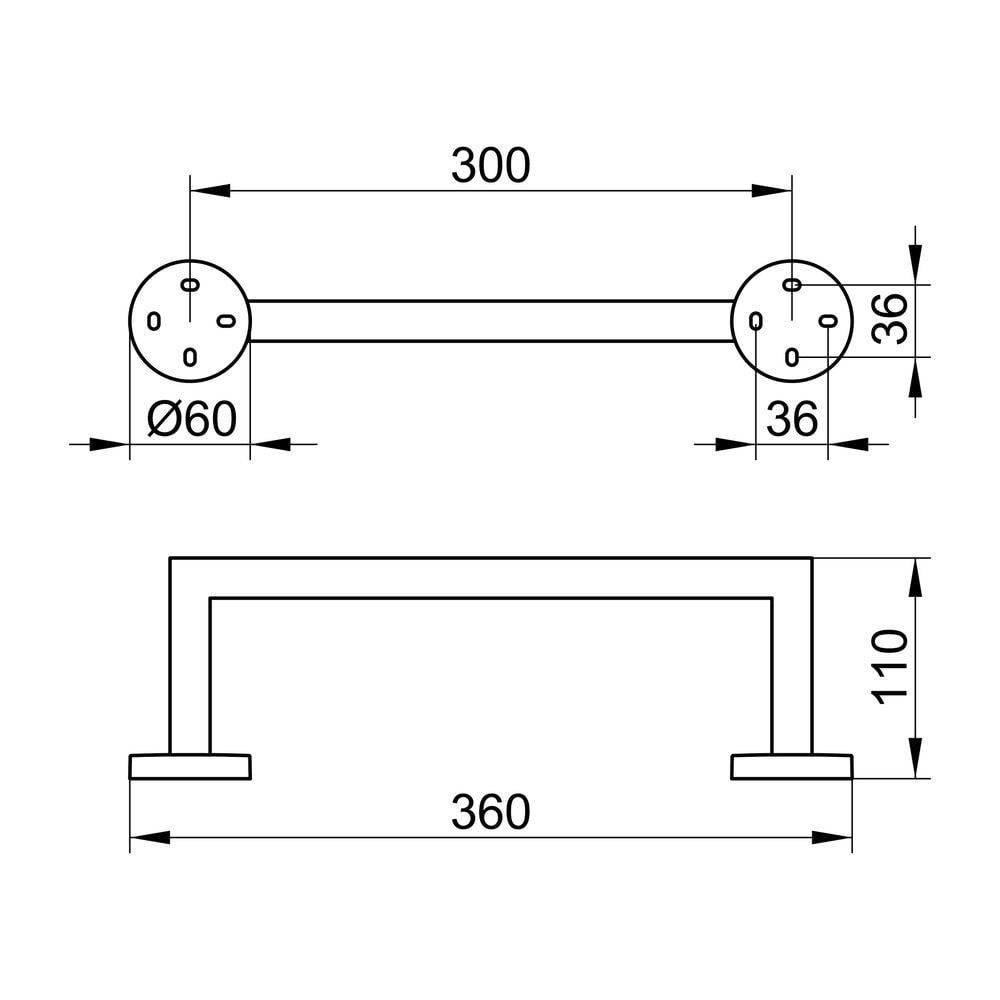 KEUCO Handtuchring Edition 90 19021, verchromt-1