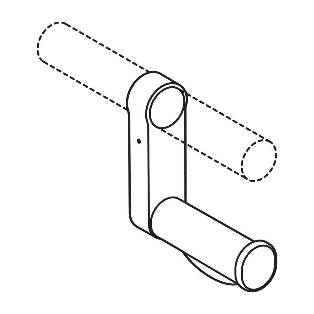 HEWI WC-Papierhalter Serie 805 nachrüstbar anthrazitgrau-2