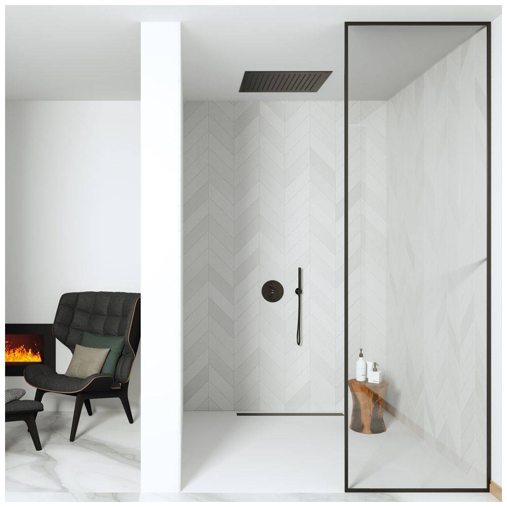 Steinberg Relax Rain Regenpaneel 550 x mm 390 6512 S, matt black-2