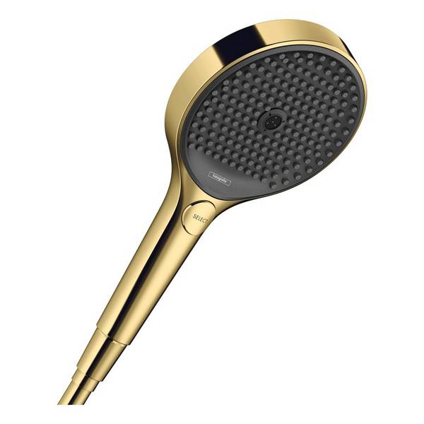 Hansgrohe Rainfinity Handbrause 130mm, 14l/min, 3jet, Polished Gold Optic