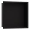 Hansgrohe XtraStoris Individual Wandnische Mattschwarz mit Designrahmen 300x300x100mm,