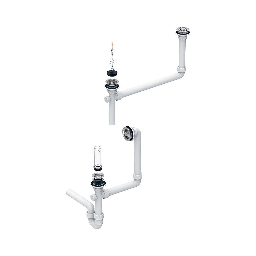 Geberit Publica Anschlussgarnitur für Gipsfangbecken Außendurchmesser 40mm-0