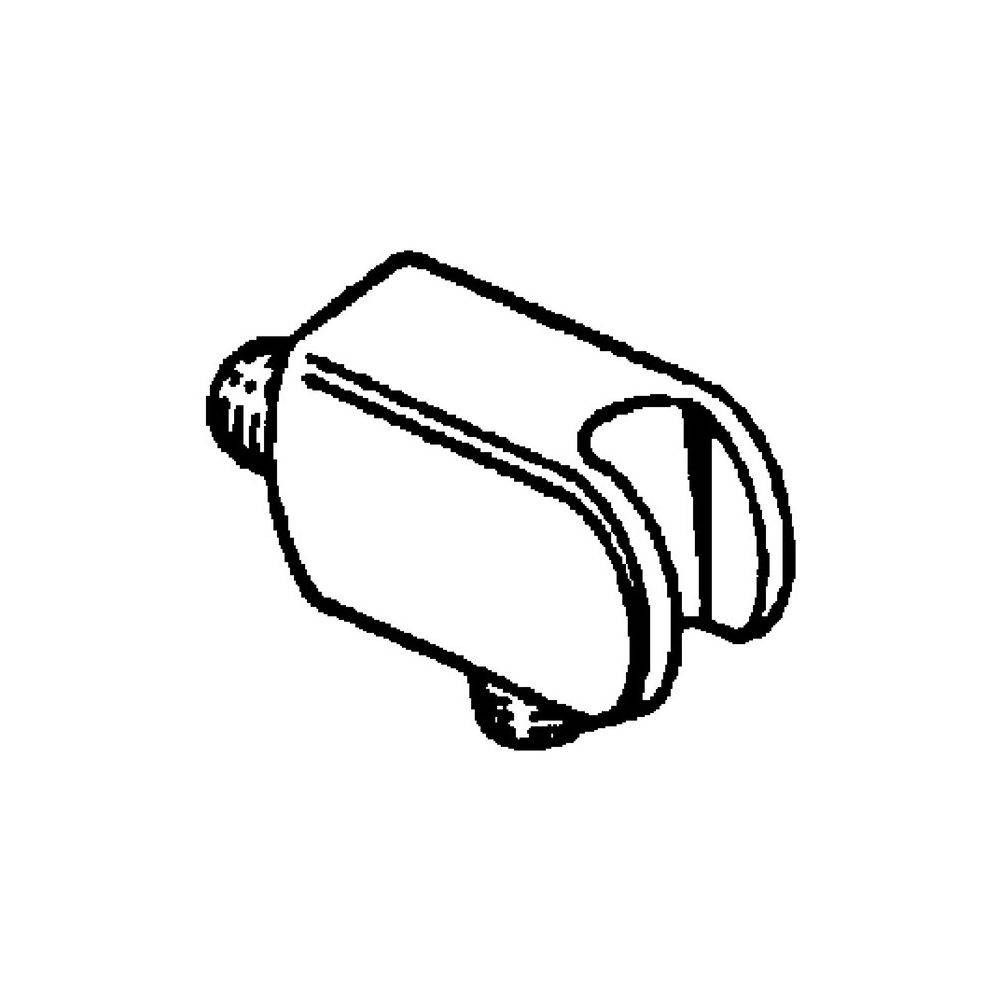 Hansa Wandanschlussbogen, DN 15, Chrom, 04460100-0