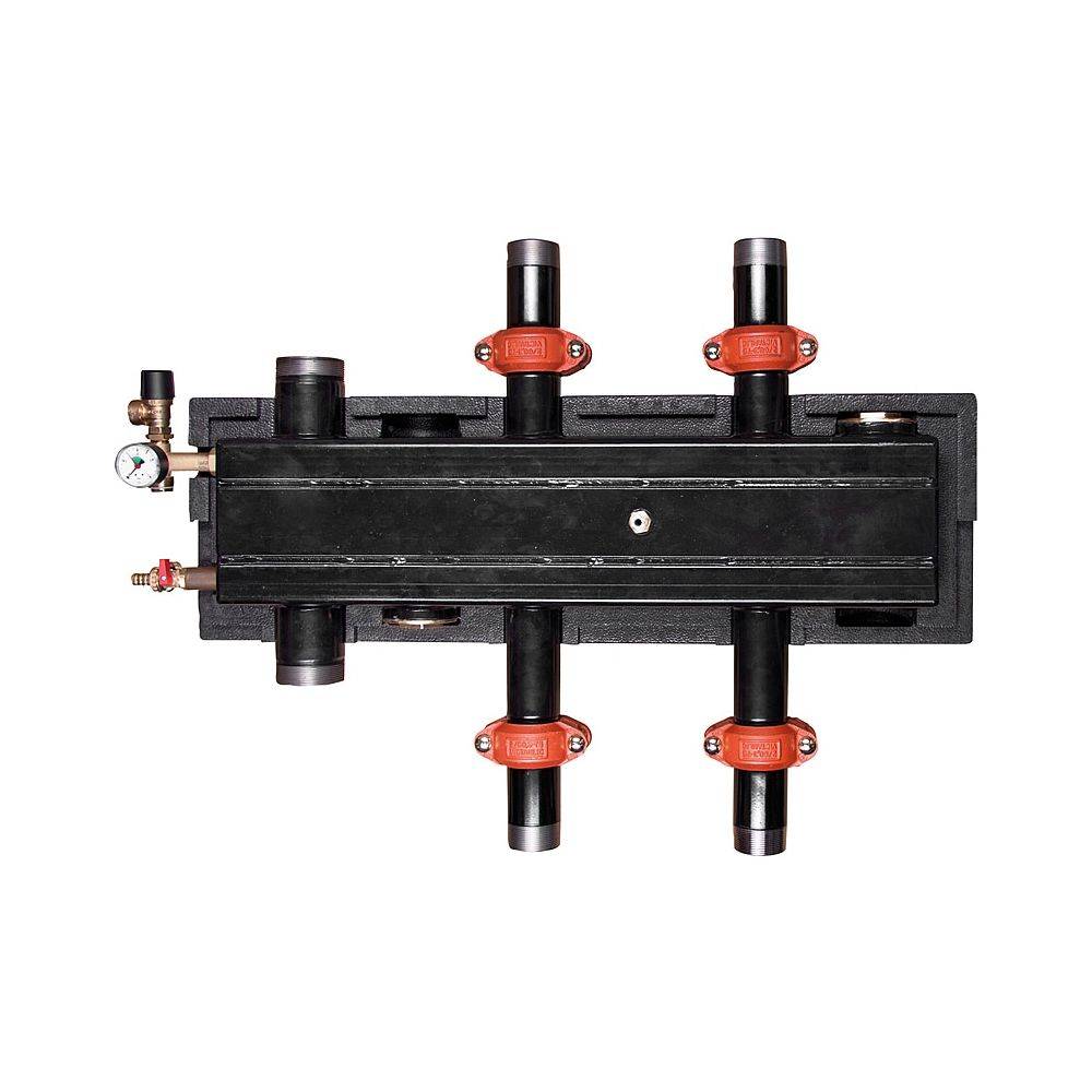 Bosch Doppelt differenzdruckloser Verteiler DDV 40, DN 40 für Luftwärmepumpen-0