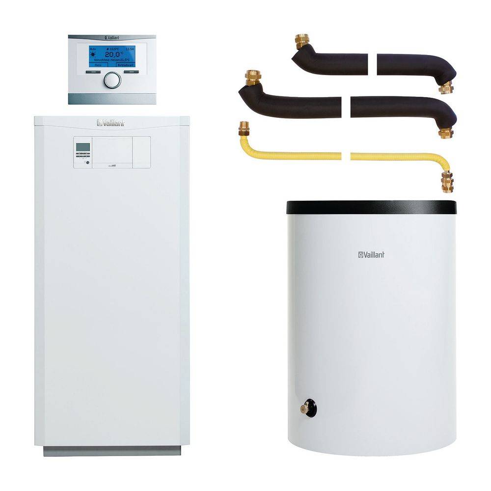 Vaillant ecoVIT VKK Paket 2.64/3 186/5 186, E, LL, VRC 700/6, VIHR 120, Zubehör, Gas-Brennwertkessel, 6-19,3kW bei-3