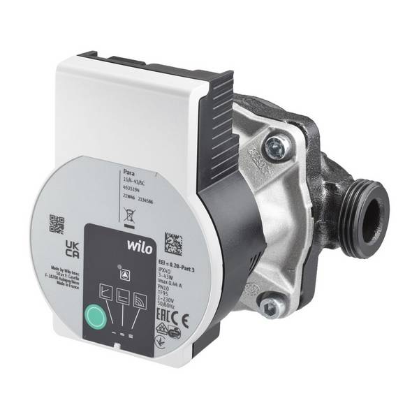 Oventrop Hocheffizienzpumpe Wilo Yonos Para, für Regufloor H, 1151088
