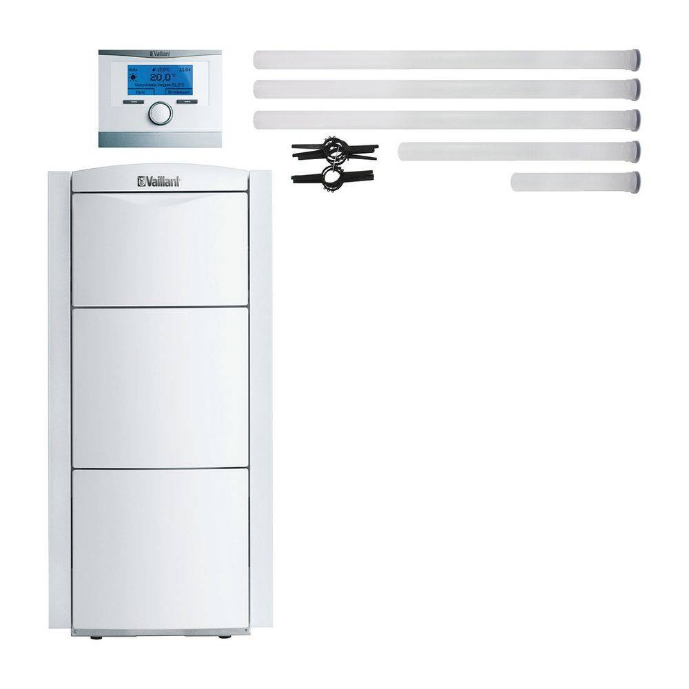 Vaillant ecoVIT exclusiv Paket 2.47/3 VKK 226/4, VRC 700/6, Luft/Abgas starr, Gas-Brennwertkessel, 8,2-23,5kW bei 40/30C-2