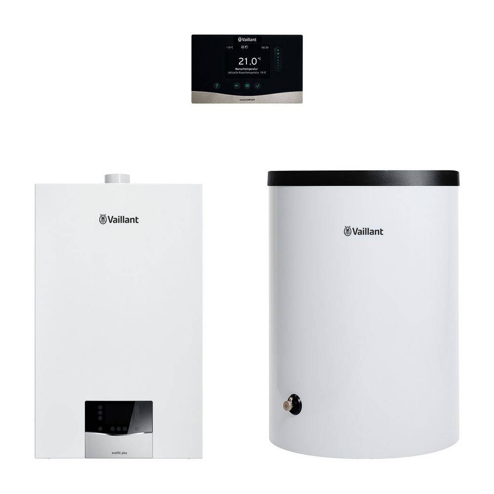 Vaillant ecoTEC plus Heizsystempaket 1.722/3 VC 20CS/1-5, VRC 720/3, VIH R 150/6B, 3,4-21kW bei 50/30C-2