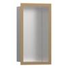 Hansgrohe XtraStoris Individual Wandnische Edelstahl gebürstet mit Designrahmen 300x150x100mm, Brushed Bronze
