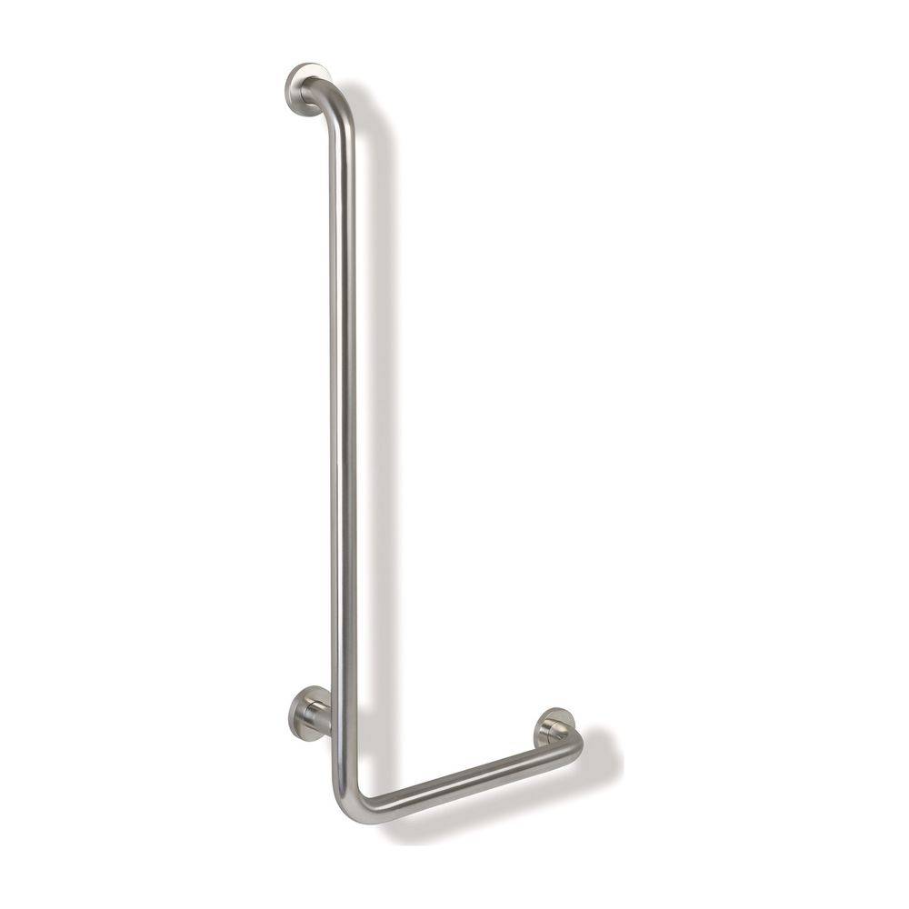 HEWI Winkelgriff Serie 805 Edelstahl, D 33mm, 750x500mm links-0