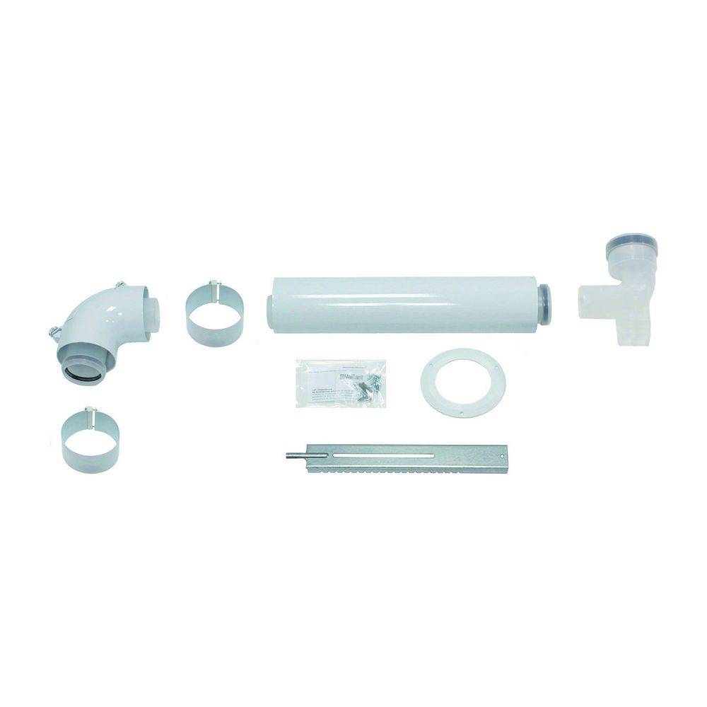 Vaillant Luft-/Abgasführung Paket 1.53 im Schacht DN 80 starr, Anschluss D 60/100mm, PP, 0010035447-0