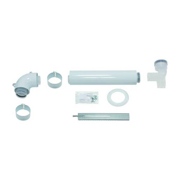 Vaillant Luft-/Abgasführung Paket 1.53 im Schacht DN 80 starr, Anschluss D 60/100mm, PP, 0010035447