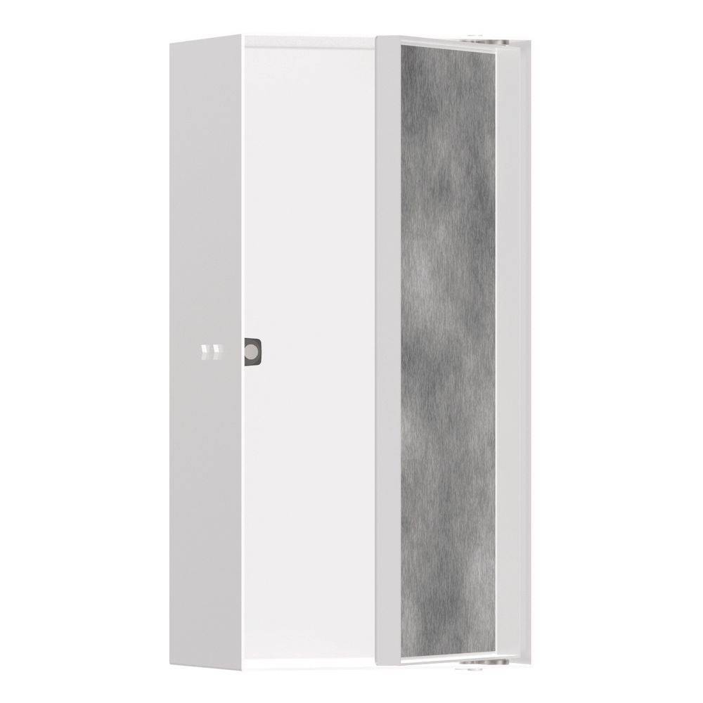 Hansgrohe XtraStoris Rock Wandnische mit befliesbarer Tür 300x150x100mm, Mattweiß-0