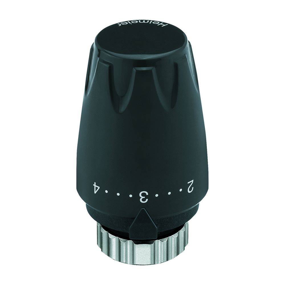 IMI Heimeier Thermostat-Kopf DX, mit eingebautem Fühler, Tiefschwarz-0