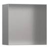 Hansgrohe XtraStoris Minimalistic Wandnische rahmenlos 300x300x140mm, Edelstahl gebürstet