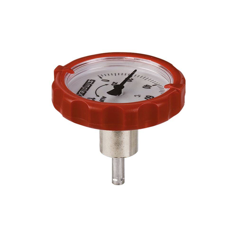 Flamco Thermometergriff lange Ausführung DN 20-50 Kunststoff, Rot-1