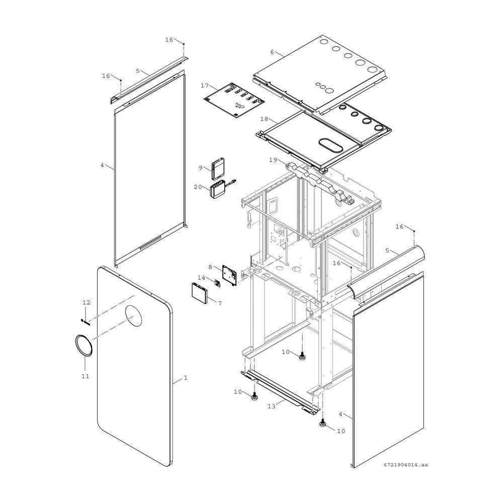 Bosch Sole-Wasser-Wärmepumpe Compress CS7800i LW 12 F, R410A, 12kW, 1180x600x600mm, Metallfront-2