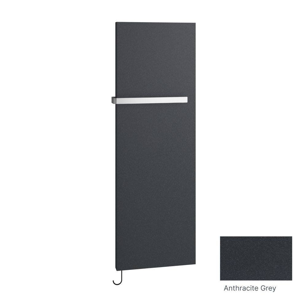 Kermi Pateo-E Handtucherwärmung Infrarotheizkörper 1725x66x500mm, WRS, 320W, Anthracite Grey-0