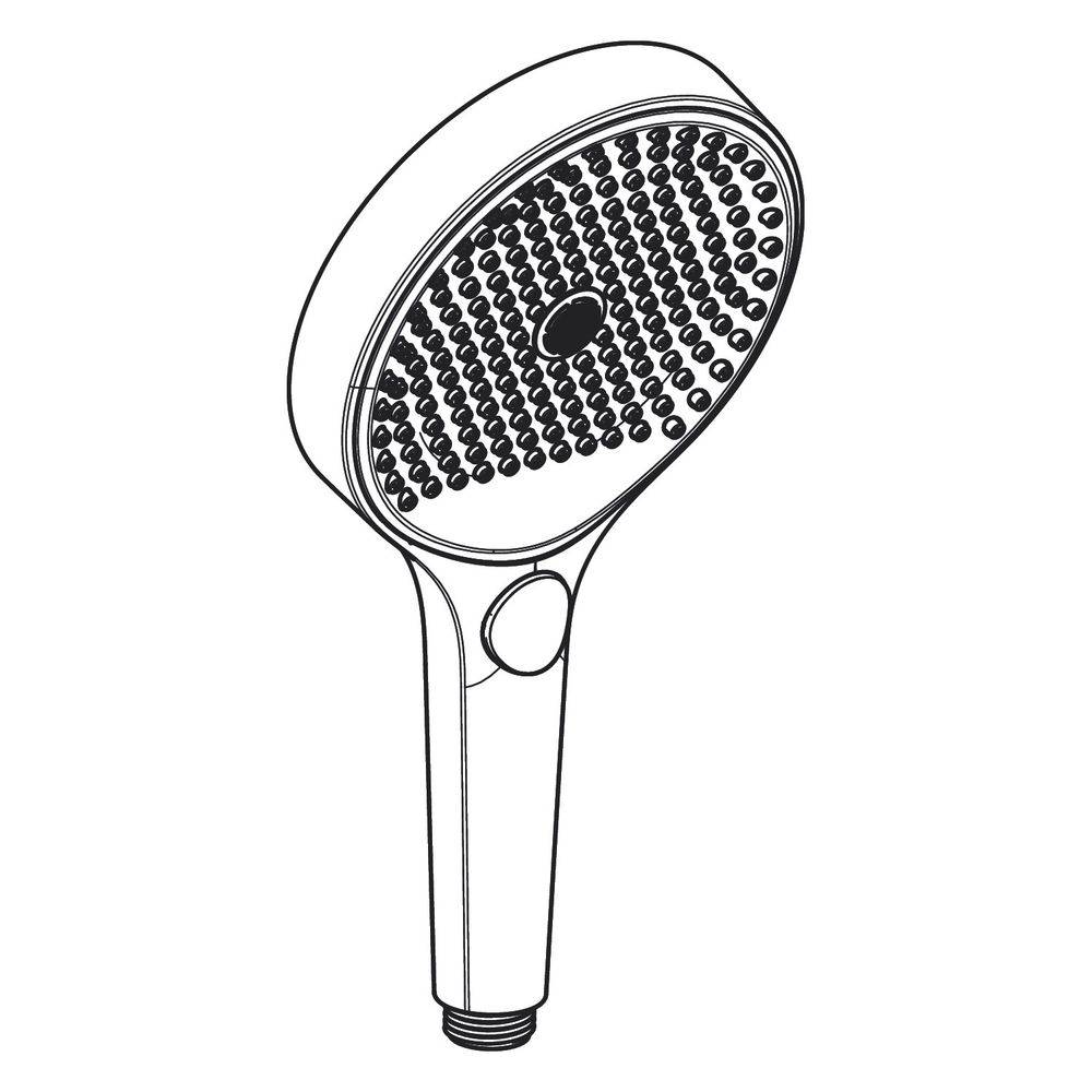 Hansgrohe Rainfinity Handbrause 130mm, 8l/min, 3jet EcoSmart, Chrom-3
