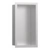Hansgrohe XtraStoris Individual Wandnische Edelstahl gebürstet mit Designrahmen 300x150x100mm,
