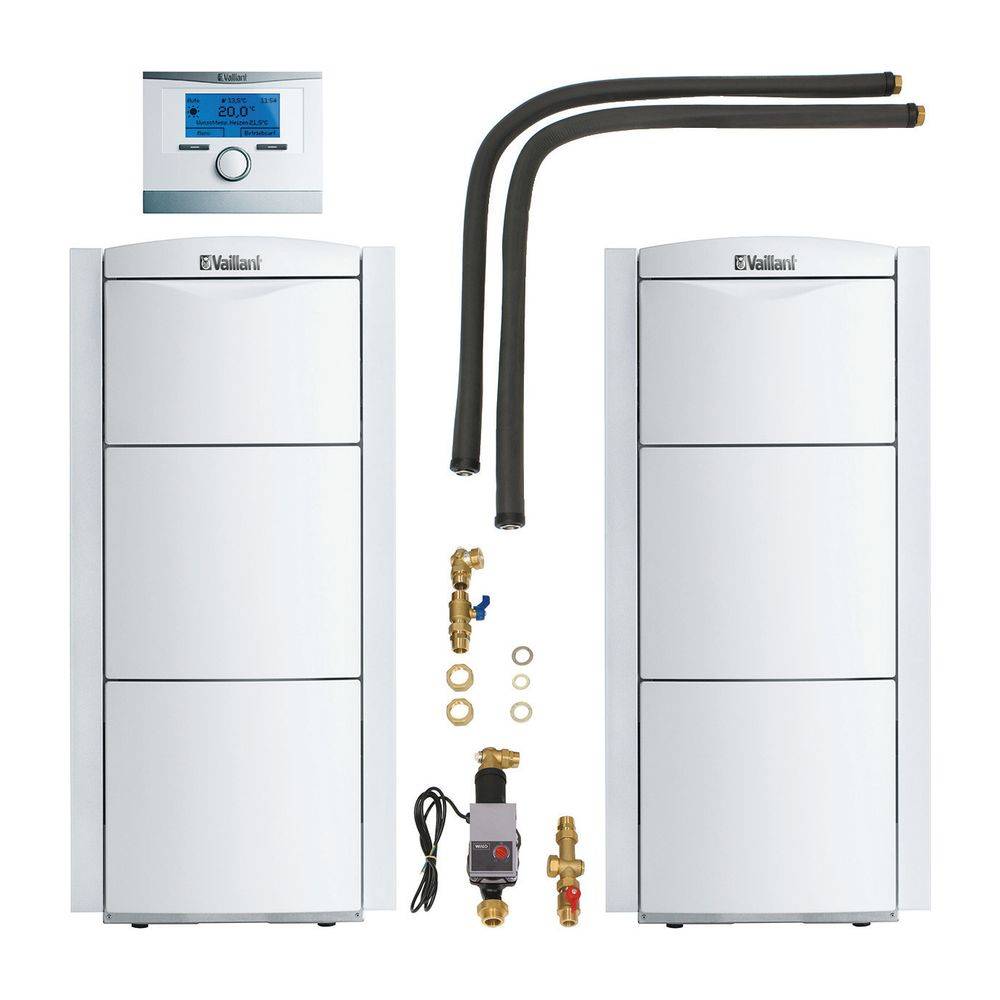Vaillant ecoVIT exclusiv Paket 2.02/7 VKK 226/4 LL, VRC 700/6, VIH K 300, Gas-Brennwertkessel, Leistung 8,2-23,5kW bei-2
