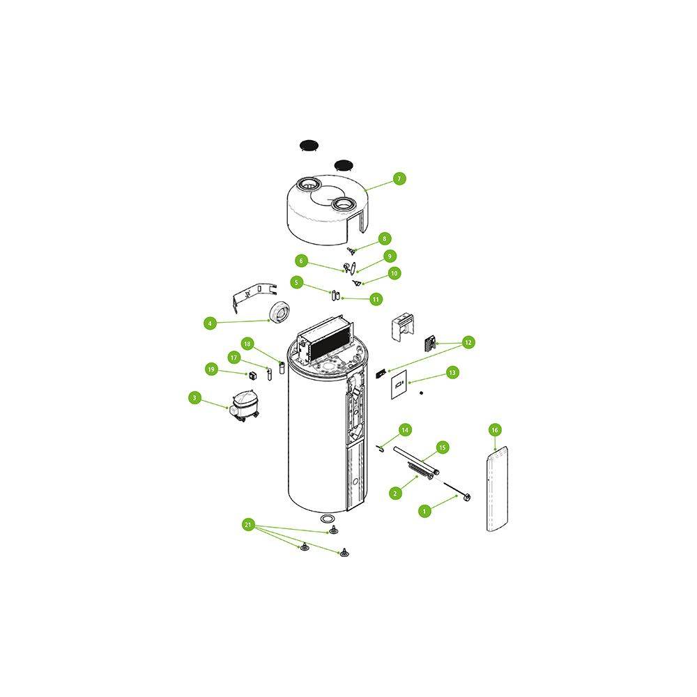 Kermi Relais für Verdichter SC10GHH 117-7425 x-change fresh 300 A I, W90153-1
