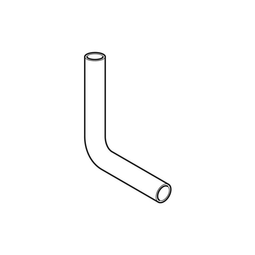 Geberit Spülbogen 90 Grad halbhochhängend Außendurchmesser 50mm, Pergamon-1