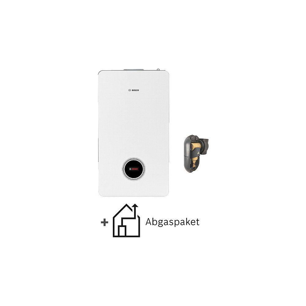 Bosch Brennwert-Standardpaket Condens Bopa ST GC98-017, 9800i W, 40kW, Heizgerät, Abgaspaket C93x, Schlammabscheider DN-0