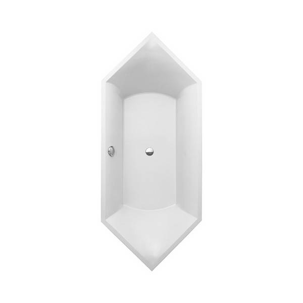 Villeroy & Boch Badewanne Squaro 1900x800x525mm Duo Sechseck Weiß Alpin