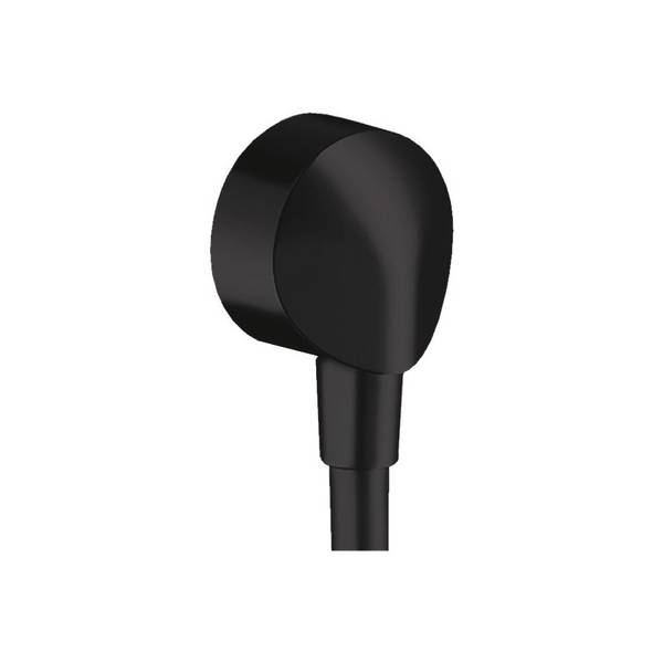 Hansgrohe FixFit Wandanschluss E ohne Rückflussverhinderer, DN 15, Mattschwarz