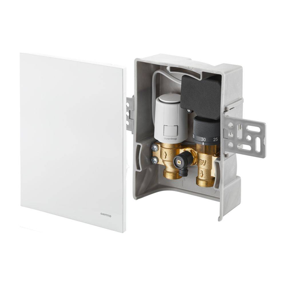 Oventrop Unibox TQ-RTL R-Tronic Thermostat RTL Q-Tech R-Tronic, Weiß, 1022738-0