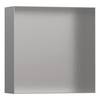 Hansgrohe XtraStoris Minimalistic Wandnische rahmenlos 300x300x100mm, Edelstahl gebürstet