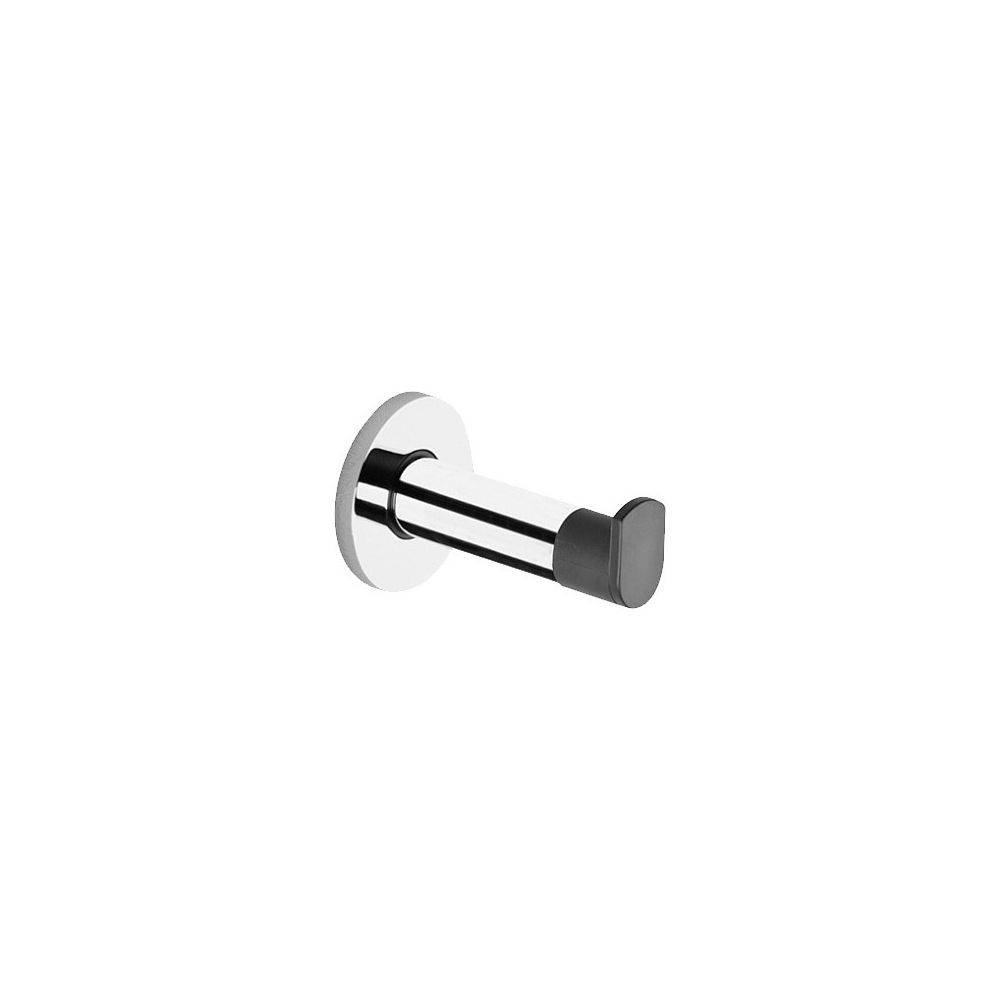 Keuco Plan Handtuchhaken mit Türpuffer 91mm, Befestigungsset, Edelstahl, 14911070000-0