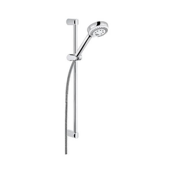 KLUDI LOGO 3S Brause-Set mit Wandstange 600mm D23mm chrom
