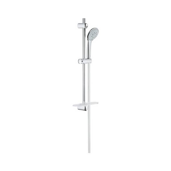Grohe Euphoria Champagne 110 Brausestangenset, Brausestange 600mm, mit Seifenschale, 3 Strahlarten, Chrom, 27232001