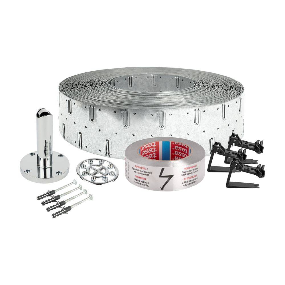 Danfoss Aluklebeband selbstklebend mit Warnaufschrift, 38mm, 50m lang, maximal 160 Grad C, 088L0409-1