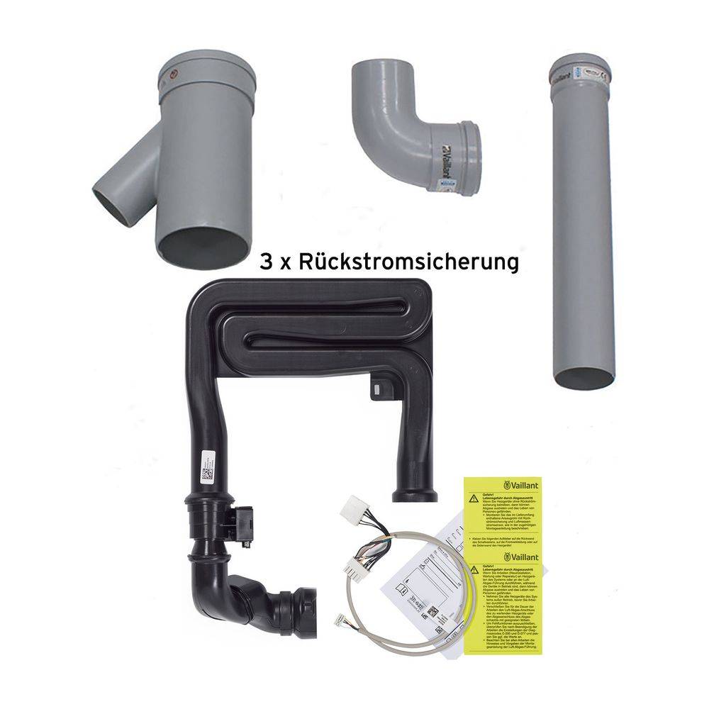 Vaillant Erweiterungsset 3er-Kaskade DN 130 PP für ecoTEC plus VC 10-25, 8000014581-0