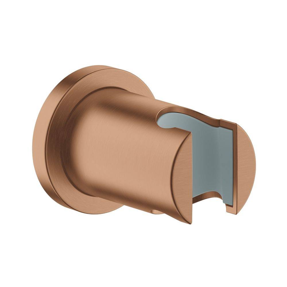 Grohe Rainshower Wandbrausehalter, nicht verstellbar, runde Rosette, Warm Sunset gebürstet, 27074DL0-0