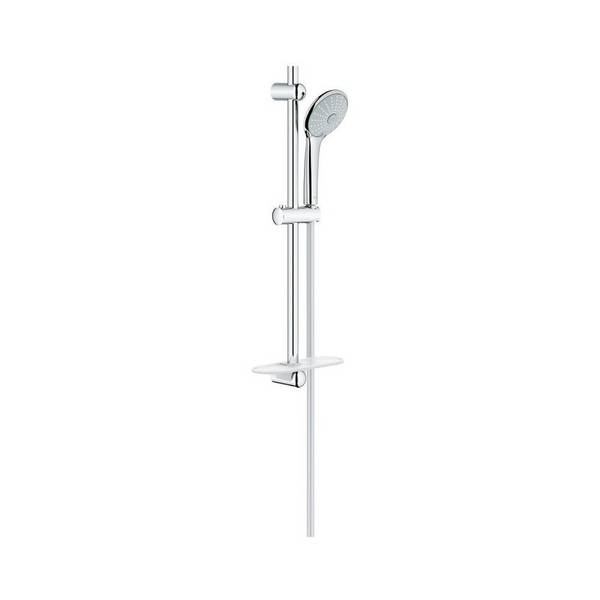 Grohe Euphoria 110 Massage Brausestangenset, Brausestange 600mm, 3 Strahlarten, Chrom, 27243001