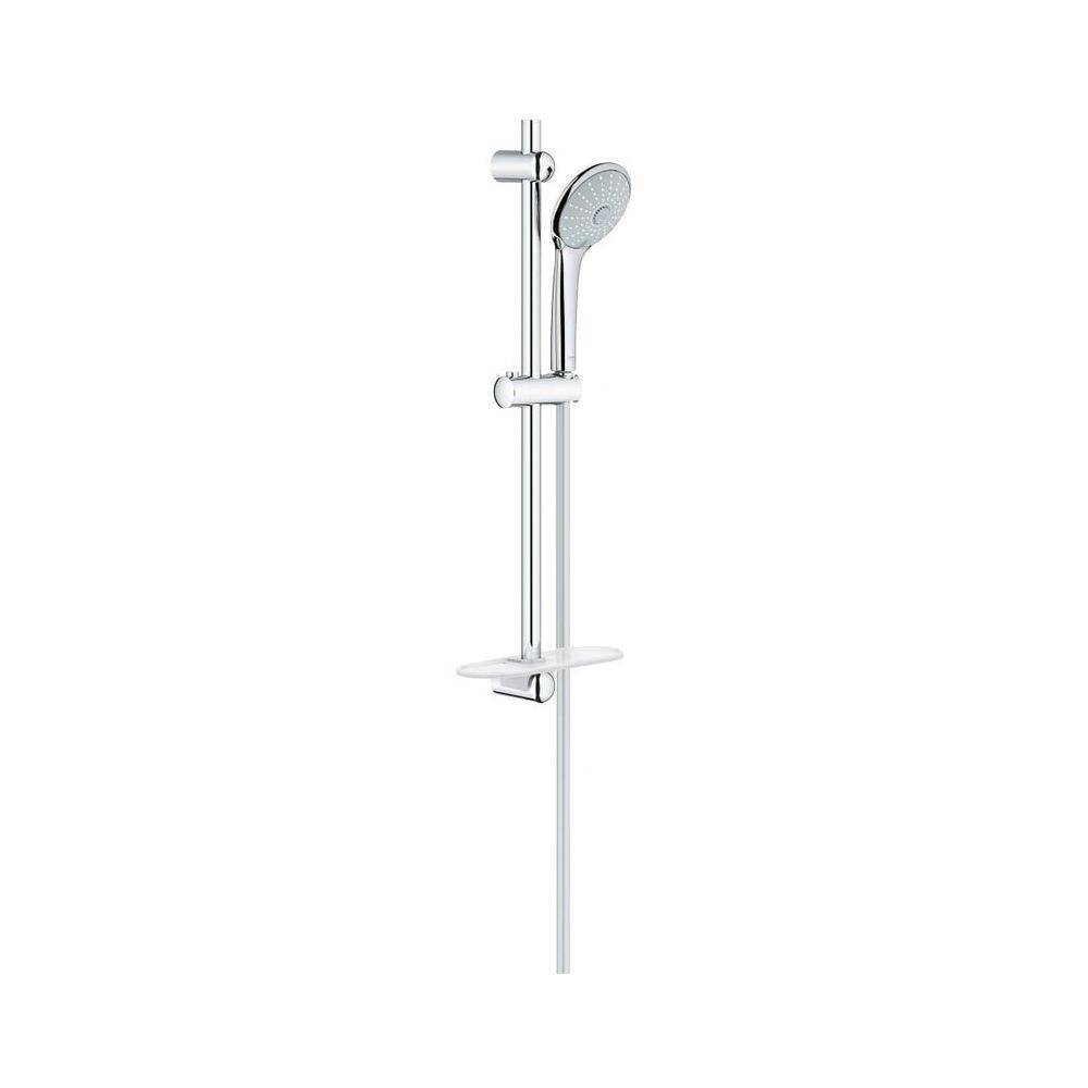 Grohe Euphoria 110 Massage Brausestangenset, Brausestange 600mm, 3 Strahlarten, Chrom, 27243001-0