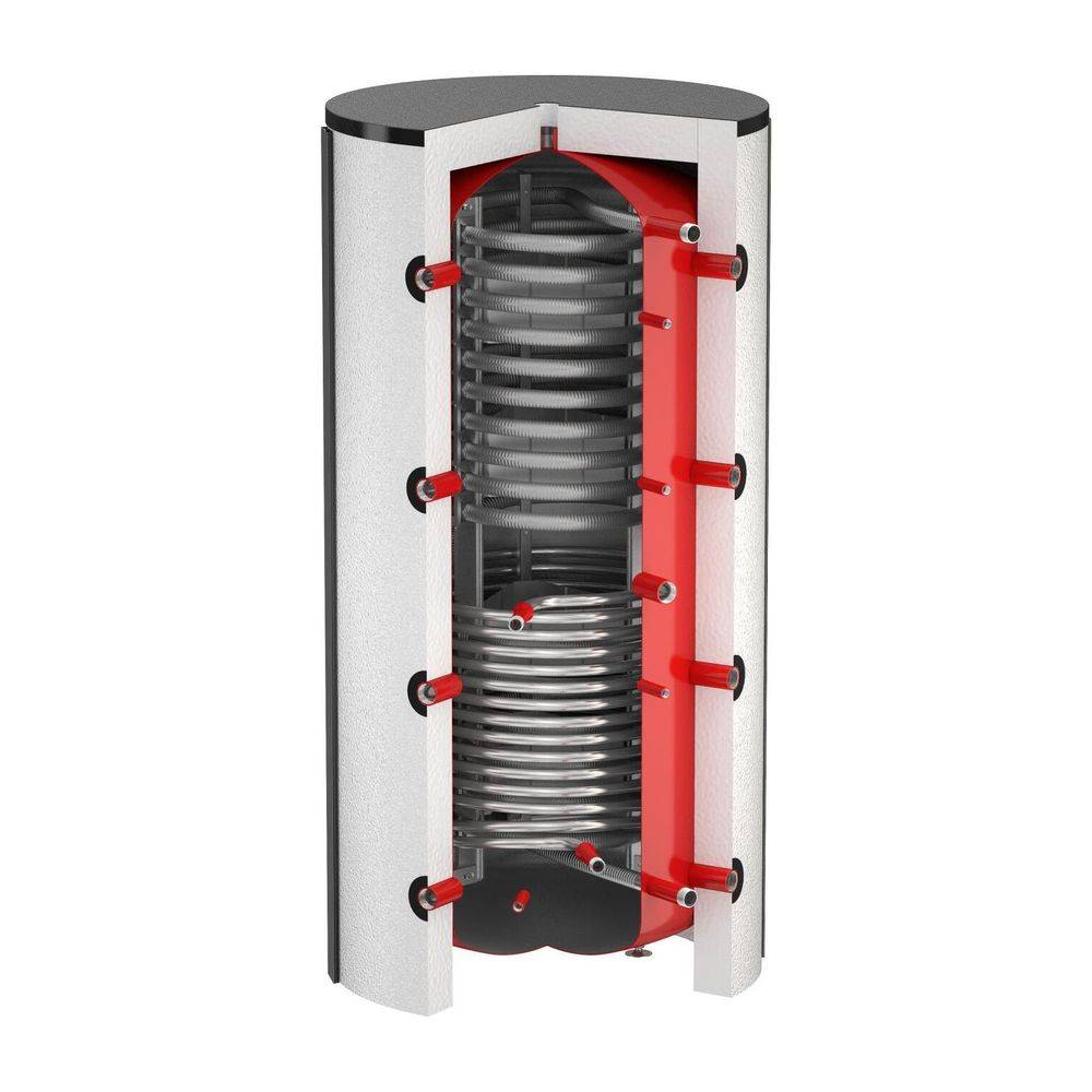 Flamco Flextherm Duo FWS Frischwasser-Kombispeicher 500l mit Edelstahlwellrohr Wärmetauscher-0