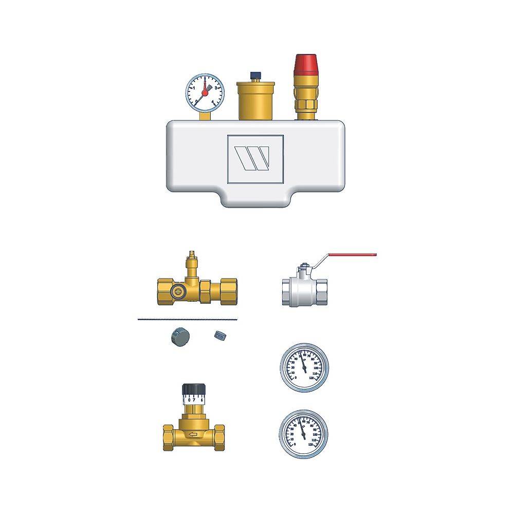 Bosch Heizkreissystempaket Nr. 1121 für Solewärmepumpen-0
