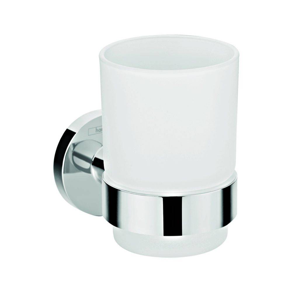 hansgrohe Logis Universal Zahnputzbecher, Chrom-0