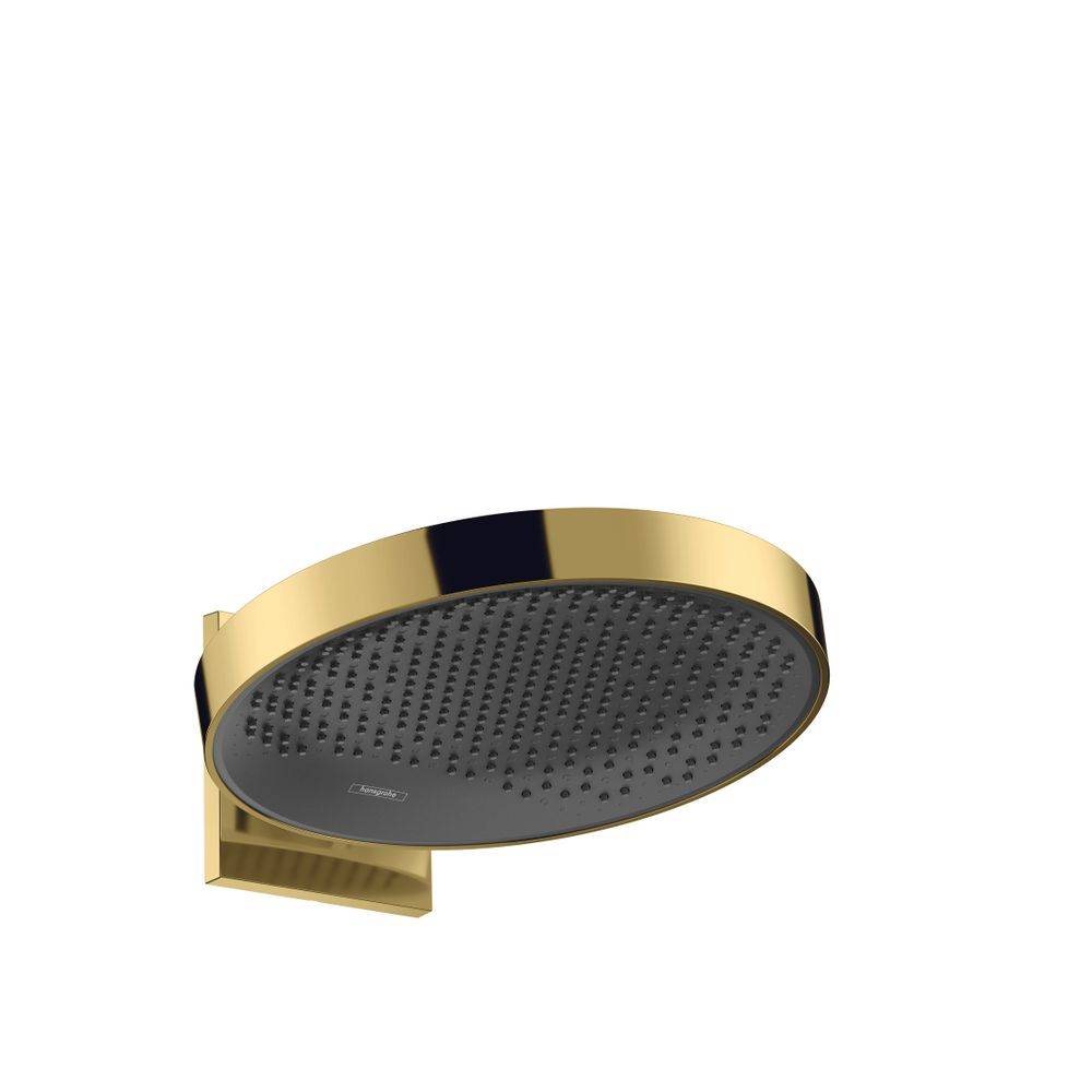 Hansgrohe Rainfinity Kopfbrause 360mm, 21l/min, 1jet, Wandanschluss, Polished Gold Optic